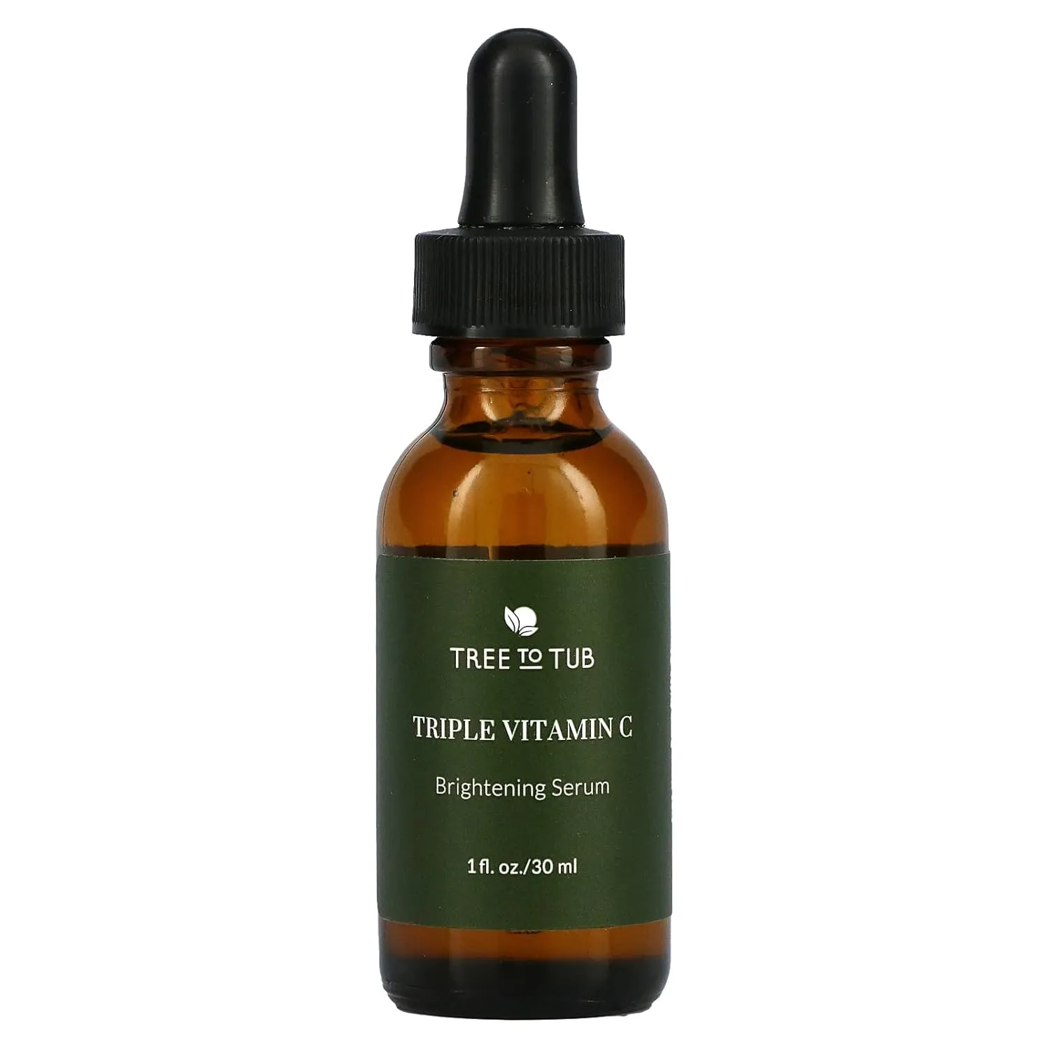Tree To Tub Illuminating Vitamin C Serum - Triple Vitamin C Hydrating Serum for Face, Hyaluronic Acid - Maximum Anti-Aging Power Glow - Antioxidant for Dry, Sensitive Skin