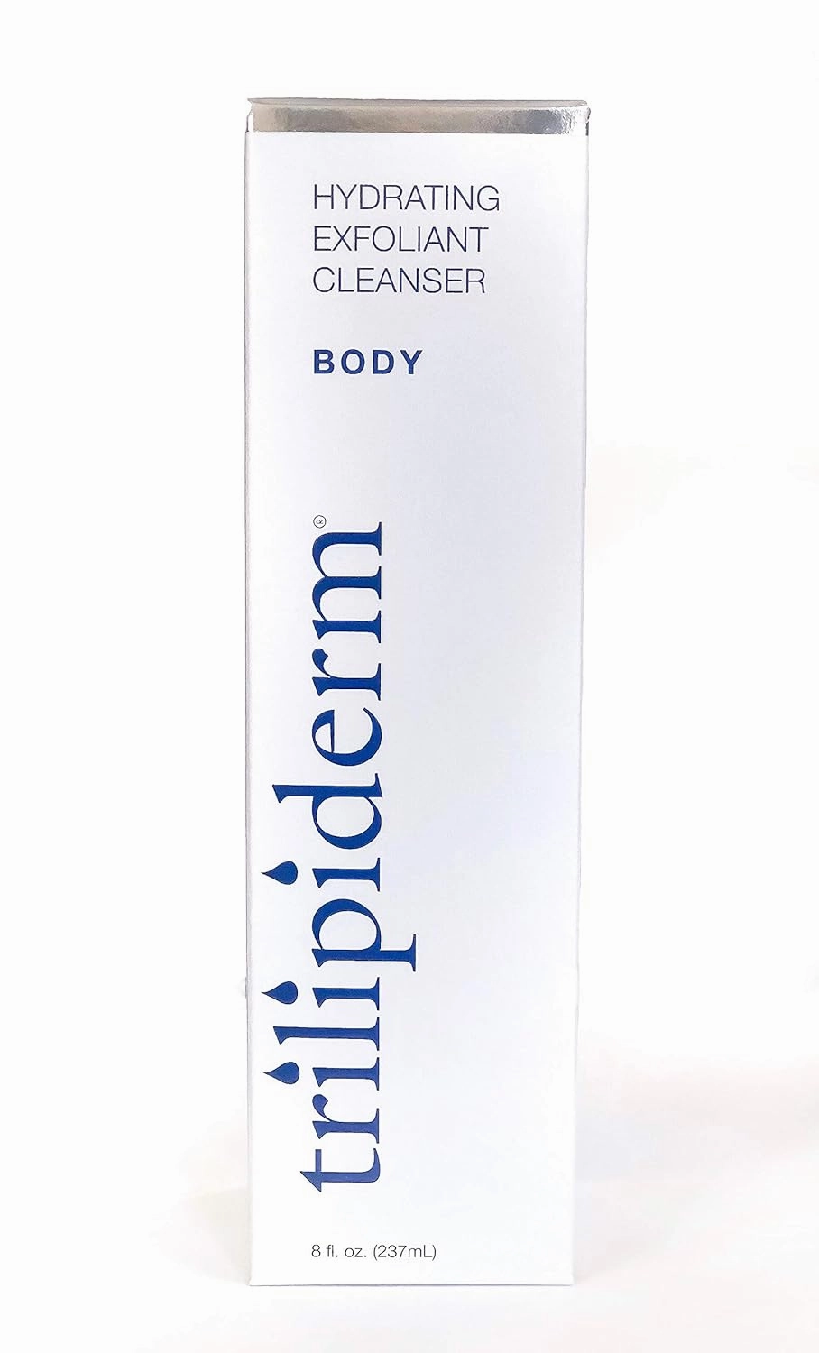 Trilipiderm Hydrating Exfoliant Cleanser – 3-in-1 Body Wash, Scrub, and Hydrator, 8 Ounce Tube