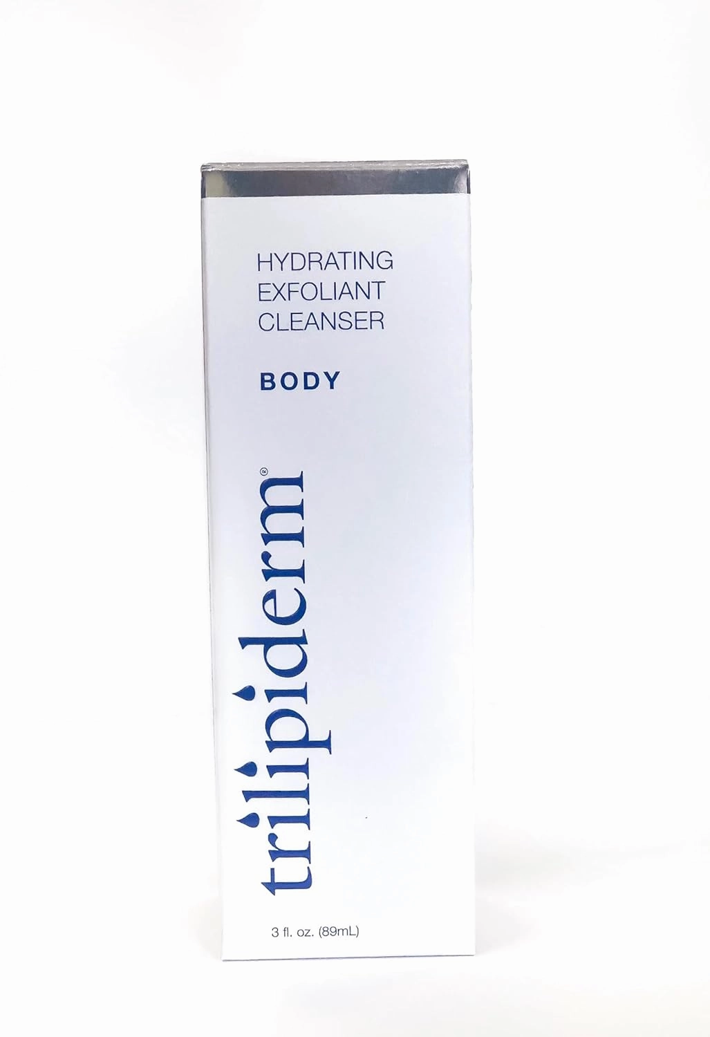 Trilipiderm Hydrating Exfoliant Cleanser – BODY, Antioxidant-Rich 3-in-1 Body Wash, Scrub and Hydrator, 3 Ounce Tube