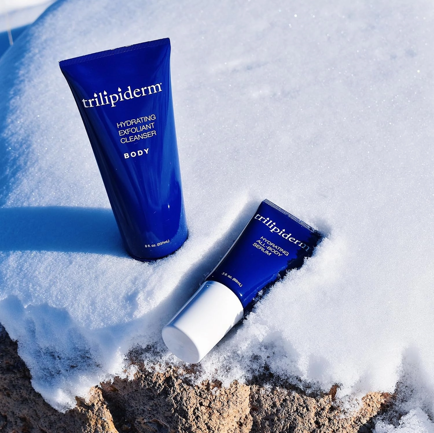 Trilipiderm Hydrating Exfoliant Cleanser – BODY, Antioxidant-Rich 3-in-1 Body Wash, Scrub and Hydrator, 3 Ounce Tube