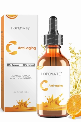 Triple Repair Moisturizing Cream Full Size 1, Natural Facial Vitamin C Serum with Hyaluronic Acid& Vit E