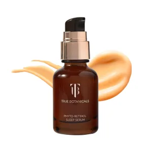 True Botanicals Phyto Retinol Sleep Serum | Nightly Anti-Aging Serum | Retinol Alternative | Targets & Reduces Fine Lines & Wrinkles | Dermatologist Tested, All Natural, Vegan | 1 fl oz | 30 ml