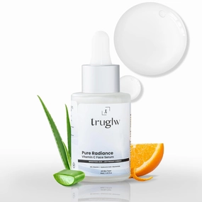 Truglw 10% Vitamin C Face Serum with Hyaluronic Acid & Niacinamide | Brightens Skin, Fades Dark Spots, Reduces Pigmentation & Evens Tone | Anti-Aging & Hydrating Formula – 30ml