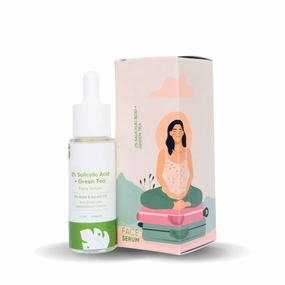 Tubees 2% Salicylic Acid   Green Tea Face Serum | Acne Treatment & Pore-Clearing | Paraben-Free | For All Skin Types | 30ml | Pack of 1