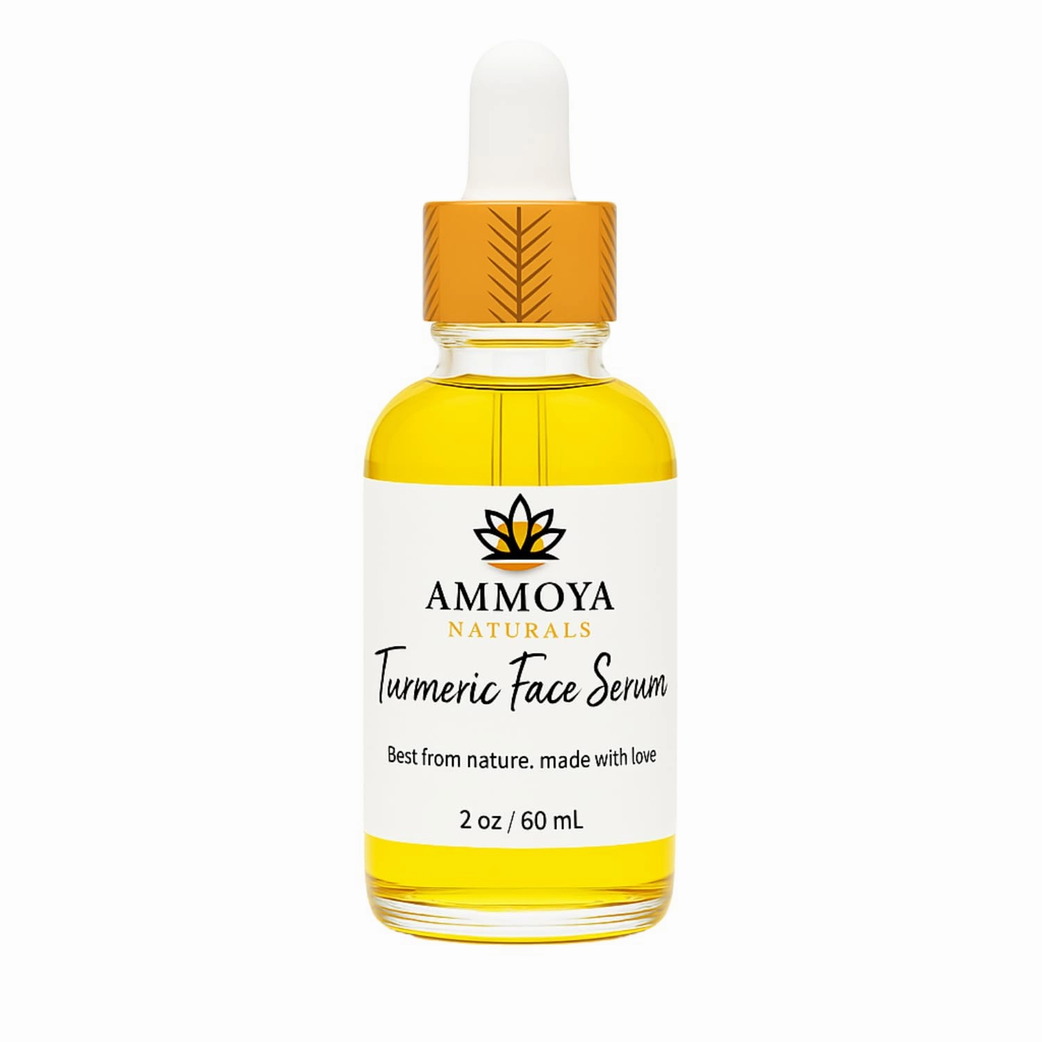 Turmeric Brightening Face Oil Dark Spot Corrector Serum Oil, Turmeric Face Serum Oil, Bright Skin Dark Spot Corrector Face Serum (2 Ounces)