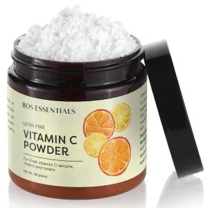 Ultra Fine Cosmetic Grade Vitamin C Powder | DISSOLVES INSTANTLY IN WATER | Make fresh & effective Vitamin C serum | Vitamin C for Face, Body Skin Care