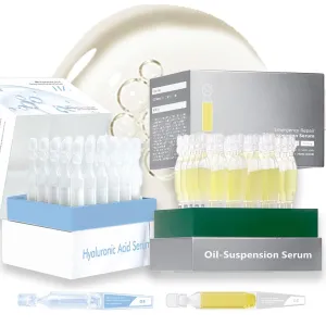 Ultra-Hydrating Serum 5% 30PCS   Em ergency Repair and Firming Oil-Suspension Serum 30PCS - Single-Use Vials Hyaluronic Acid Tubes - 4D Hyaluronic Acid Skincare for Women Anti Aging