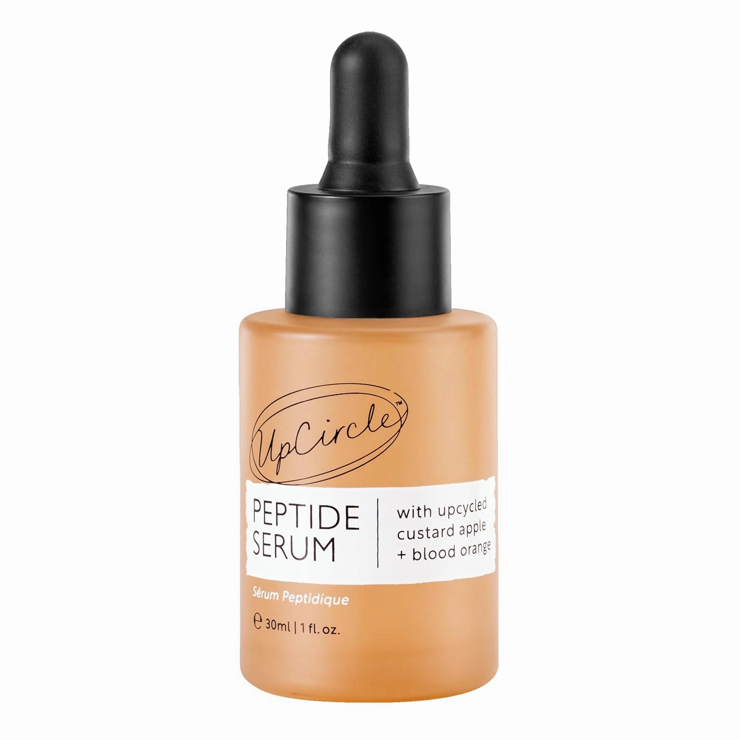 UpCircle Peptide Serum – Improves Skin Elasticity   Boosts Collagen – Custard Apple, Rich In Vitamin C   Blood Orange Brightens Skin - Vegan   Cruelty-Free