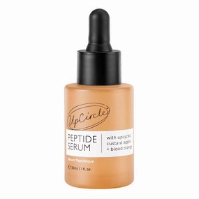 UpCircle Peptide Serum – Improves Skin Elasticity   Boosts Collagen – Custard Apple, Rich In Vitamin C   Blood Orange Brightens Skin - Vegan   Cruelty-Free