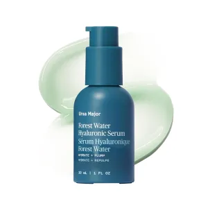 Ursa Major Forest Water Hyaluronic Serum | Deeply Hydrating Natural Face Serum | Boosts Firmness, Plumps Skin & Smooths Appearance of Fine Lines | Vegan, Cruelty-Free, Non-Toxic | 1.0 ounce