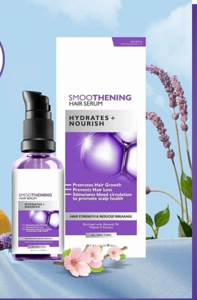 V.artika's Smoothening Hair Serum, Hydrates   Nourish For All Skin Types - 50ml.