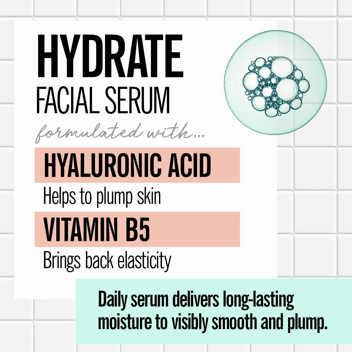 Valjean Labs Facial Serum, Hydrate | Hyaluronic Acid   Vitamin B5 | Helps to Hydrate and Plump Skin and Restore Elasticity | Paraben Free, Cruelty Free, Made in USA (1.83 oz, 2 Pack)