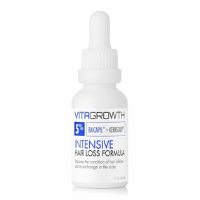 Vegan 5% Hair Growth Serum - Hair Growth Products for Men & Women Helps Reduce Hair Loss, Strengthen & Thicken Vegan Hair Serum for Thinning Hair Baicapil   Kerascalp
