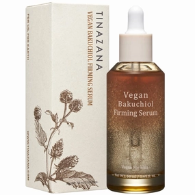 Vegan Firming Serum for Dry Sensitive Skin, Sweet Almond Oil, Panthenol, Retinol, 1.69Oz