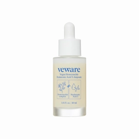 Vegan Honeysuckle Hyaluronic Acid 5 Ampoule - Hydrating & Soothing Facial Serum - Fragrance-Free, Alcohol-Free, 30ml