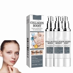 Verticalox Collagen Firming Serum, Verticalox Collagen Boost, For Reduce Fine Lines, Wrinkles, Plump Skin, For Women, Collagen Booster for Face