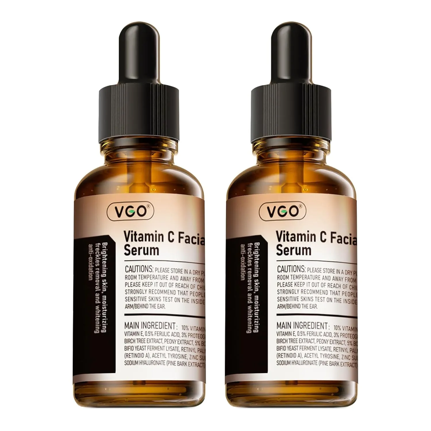 VGO 2 Pack Vitamin C Face Serum