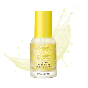 VGO Bakuchiol Retinol Serum for Face, 1% Retinol & 3% Niacinamide, Anti-Aging and Anti-Wrinkle, Gentle Yet Potent Formula for Sensitive Skin.