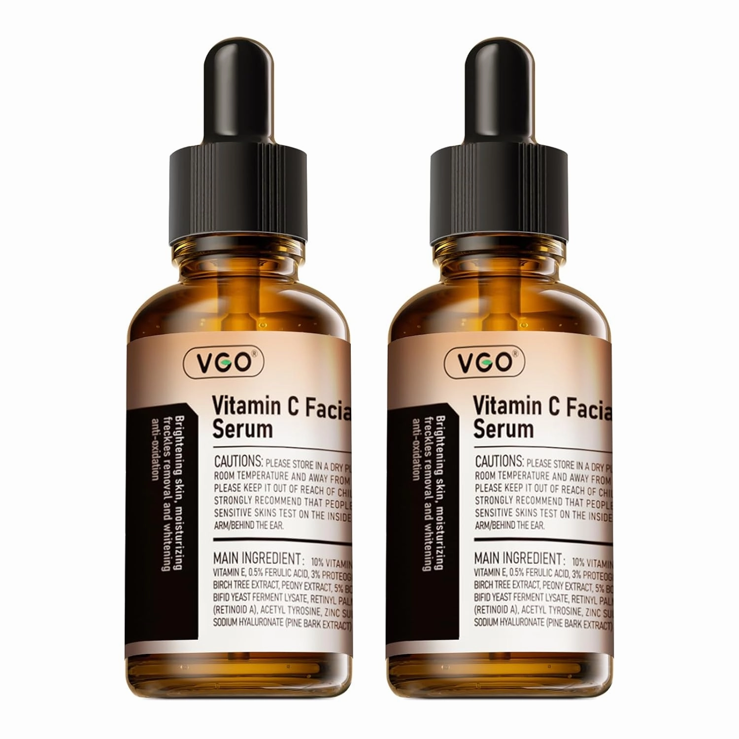 VGO 2 Pack Vitamin C Face Serum