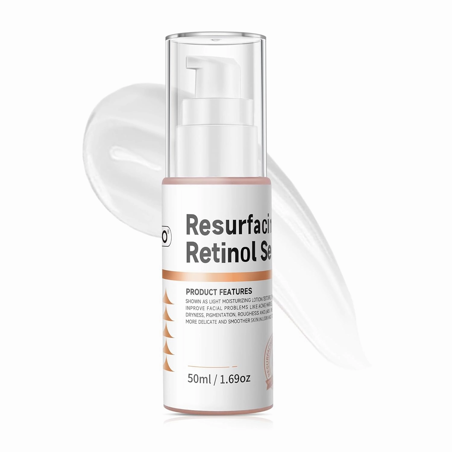 VGO Retinol Serum for Face - Anti-Aging & Hydration Powerhouse for a Firmer, Youthful Glow - Ideal for Acne-Prone & Oily Skin, Tightening & Moisturizing 50 ml / 1.69 Oz