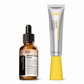 VGO Vitamin C Vitamin E Facial Serum   Pro-Retinol Anti-Aging Eye Cream