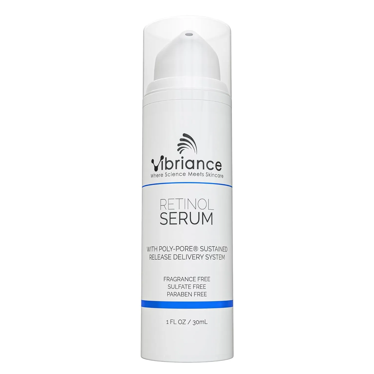 Vibriance Retinol Serum for Face - Reduces Appearance of Deep Wrinkles and Large Pores, Enhances Tone, Improves Complexion - Sensitive, Mature Skin Night Cream - 1 fl oz