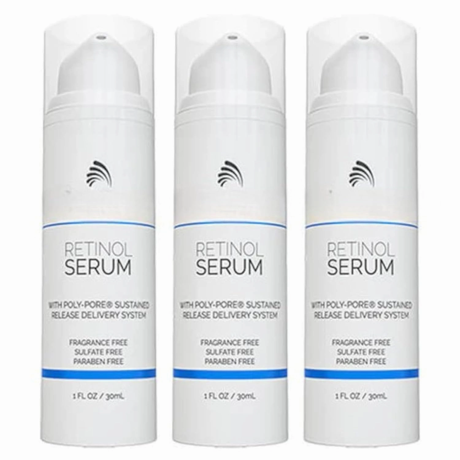 Vibrjance Retinol Serum for Mature Skin, 0.1% Concentration, Anti-Aging Facial Treatment for 50  (Size, 3 Bottles)