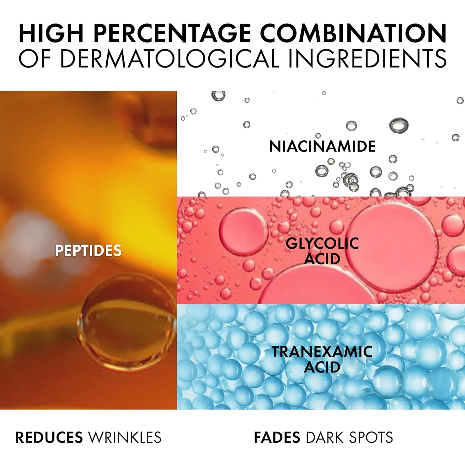 Vichy LiftActiv B3 Serum 5% Niacinamide   Glycolic Acid   Tranexamic Acid   Peptides, Fades Dark Spots & Smooths Wrinkles In 8 Weeks, Discoloration Correcting Serum, Alcohol Free