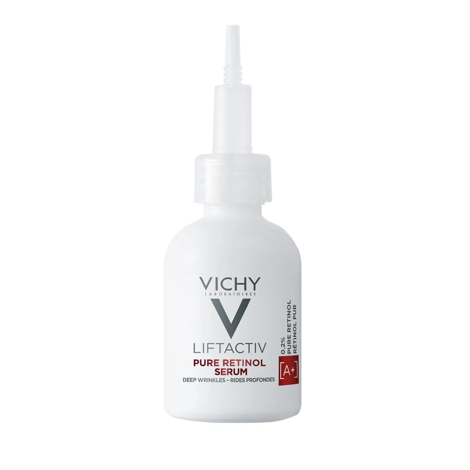 Vichy LiftActiv Pure Retinol Serum for Face, Anti-Aging Face Serum for Wrinkles & Fine Lines, .2% Retinol   Peptides, Resurfaces Skin Sexture To Smooth & Firm Skin, 1 Fl. Oz.