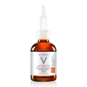 Vichy LiftActiv Vitamin C Serum For Face, Brightening Serum With Pure Vitamin C   Hyaluronic Acid   Vitamin E, Reduces Fine Lines, Smooths Skin Texture, Improves Radiance, Anti Aging