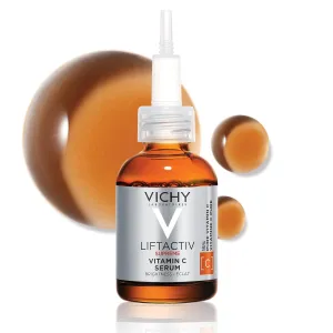 Vichy LiftActiv Vitamin C Serum For Face, Brightening Serum With Pure Vitamin C   Hyaluronic Acid   Vitamin E, Reduces Fine Lines, Smooths Skin Texture, Improves Radiance, Anti Aging