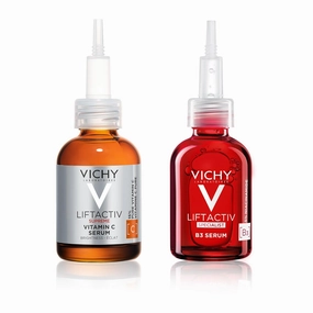 Vichy LiftActiv B3 Serum 5% Niacinamide   Glycolic Acid   Tranexamic Acid   Peptides, Fades Dark Spots & Smooths Wrinkles In 8 Weeks, Discoloration Correcting Serum, Alcohol Free