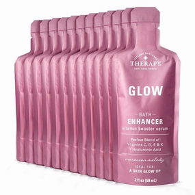 Village Naturals Therapy Glow Bath Enhancer Vitamin Booster Serum, Morrocan Melody Scent, 2 fl. oz., Pack of 12
