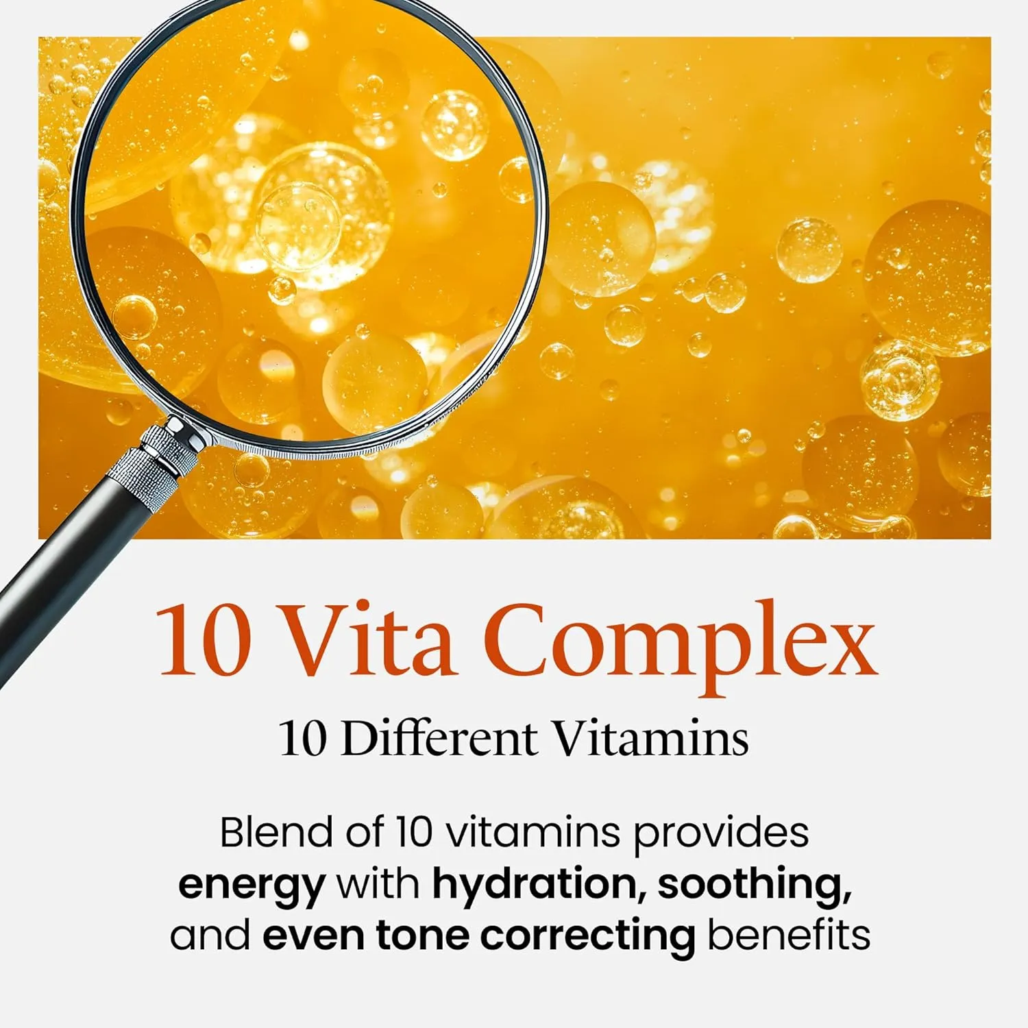 Vita-10 Vital Ampoule | Nourishing Vitamin Complex Face Serum for Women & Men| Vitamin C Face Serum for Radiant Skin| Infused w/ 8 Hyaluronic Acid Serum Ampoule for Moisture Surge 3.38 fl oz