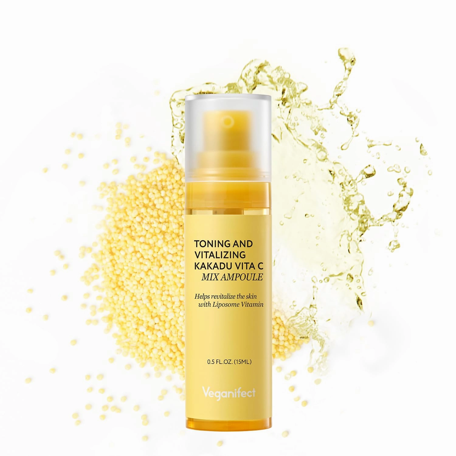 Vita C Ampoule, Dark Spot Correction, Boosting Skin Luminosity, Korean Skin Care, Vegan,0.5 Fl Oz