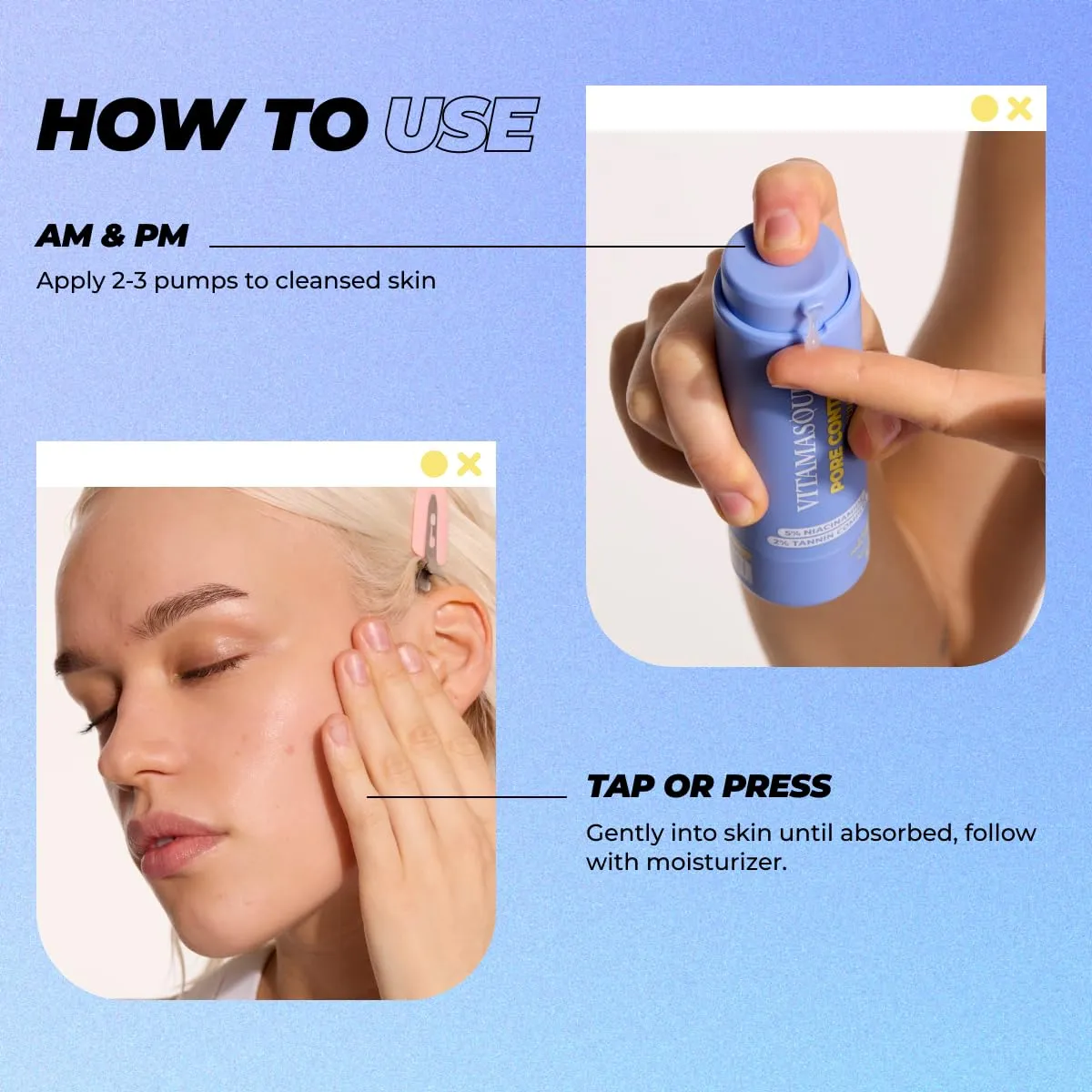 Vitamasques Pore Minimizer For Face - Pore Control Seum For Face With Niacinamide Sebum Control 1.01 Fl Oz