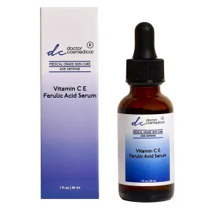 Vitamin C & E Ferulic Acid Face Serum | Organic Vitamin C E | Best Vitamin E C for Scars | Perfect Skin Brightening Face Serum for All Skins | 100% Vitamin C & E | 1 FL Oz/30ml
