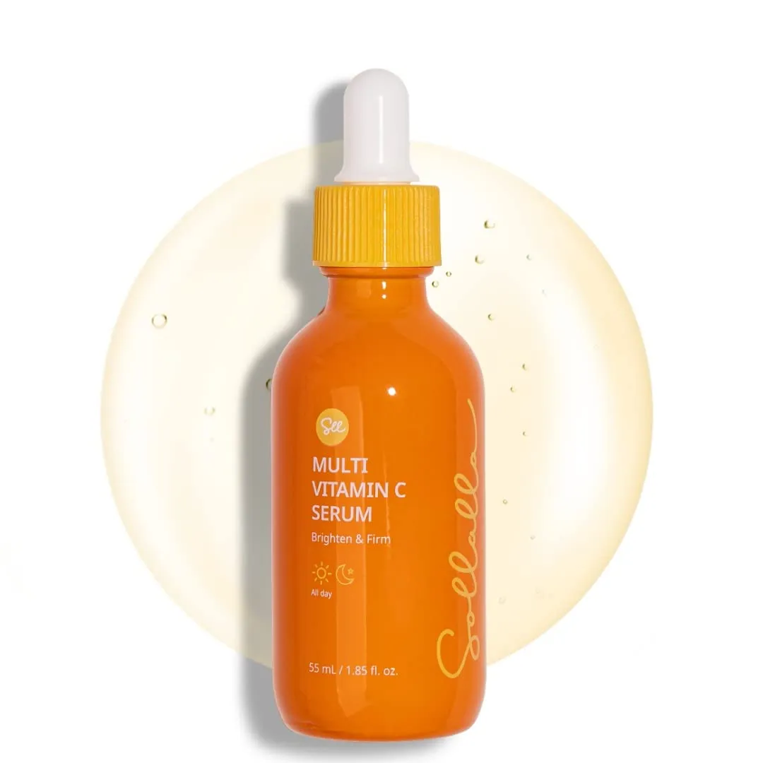 Vitamin C Serum for face with Hyaluronic Acid & Peptide - Glowing, Firming and Reduce wrinkles and Dark spots Hydrating Serum, 60.67% Kakadu Plum Extract, 8-Peptide Complex, 1.85oz