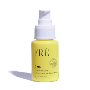 Vitamin C Serum for Face,C ME by FRE Skincare,Anti Aging Brightening Serum for All Skin Types - 10% Vitamin C Serum Vegan with Argan Oil - Helps Even Skin Tone, Brightens Face & Reduces Wrinkles