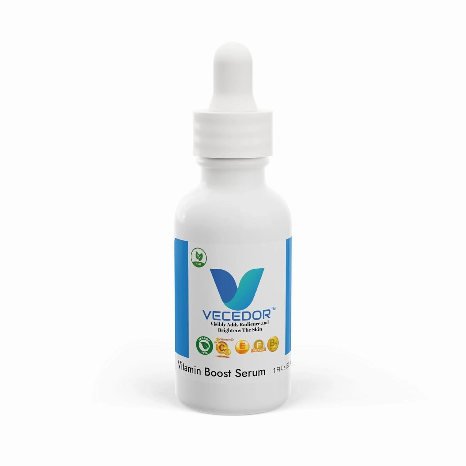 Vitamin Boost Serum – Brightening & Hydrating Face Serum with Antioxidants for Glowing Skin, Anti-Aging, 1oz