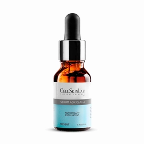 Vitamin C 15% with AHA Serum – Serum AOX C&AHA - Antiwrinkle Facial Serum for Oily or combination skin – Hyaluronic Acid with Glycolic and Lactic acid and Vitamin C Serum for Face.