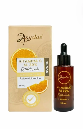 Vitamin C 30% Night Serum with Hyaluronic Acid, Anti-Aging, 50ml