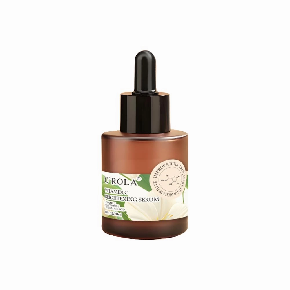 Vitamin C Brightening Serum for Face - Reduces Dark Spots, Evens Skin Tone, Radiant Glow with Hyaluronic Acid & Vitamin E, 1 Fl Oz, Fades Hyperpigmentation, Combats Dullness