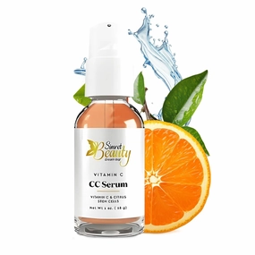 Vitamin C CC Serum - Complexion Corrector with Citrus Stem Cells & Hyaluronic Acid, Anti-Aging, Hydrating, Dark Spot Corrector, Brightening & Firming serum, 1 oz