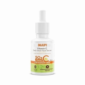 Vitamin C Daily Glow Face Serum, 50x Concentrated Formula, 10ml, With Turmeric and Niacinamide