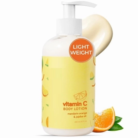 Vitamin C Daily Moisturising Body Lotion Serum with Niacinamide, Mandarin Orange, Jojoba Oil for Deep Nourishing & Visibly Glowing Skin |Reduces Tan| 200ml