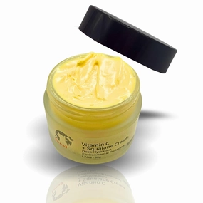 Vitamin C Face Cream with Astaxanthin, Niacinamide,Glycerin, Squalane, Hyaluronic Acid & Shea Butter – Hydrating & Nourishing Daily Moisturizer for All Skin Types