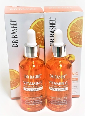 Vitamin C Face Serum | Hyaluronic Acid , Firming and Anti Aging ( Pack of 2 )   1 Pair of Collagen Crystal Eye Mask