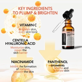 Vitamin C Facial Serum, Snail Mucin 92% Moisturizer Daily Face Gel Cream, Snail Mucin Serum, Crema De Caracol, Snail Nourishing Cream,1.01oz Crema de Baba de Caracol Original