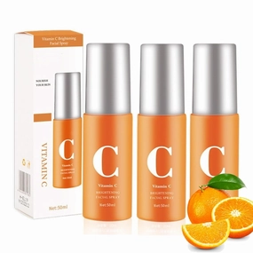 Vitamin C Facial Spray, Organic Anti-Aging Face Serum Spray, VC Hydrating Moisturizing Spray, Deeply Moisturizing & Firming Anti-Aging Spray, All Skin Type, Day And Night Protection